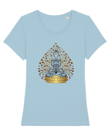 Yoga Lotus Tattoo Auriu Sky Blue