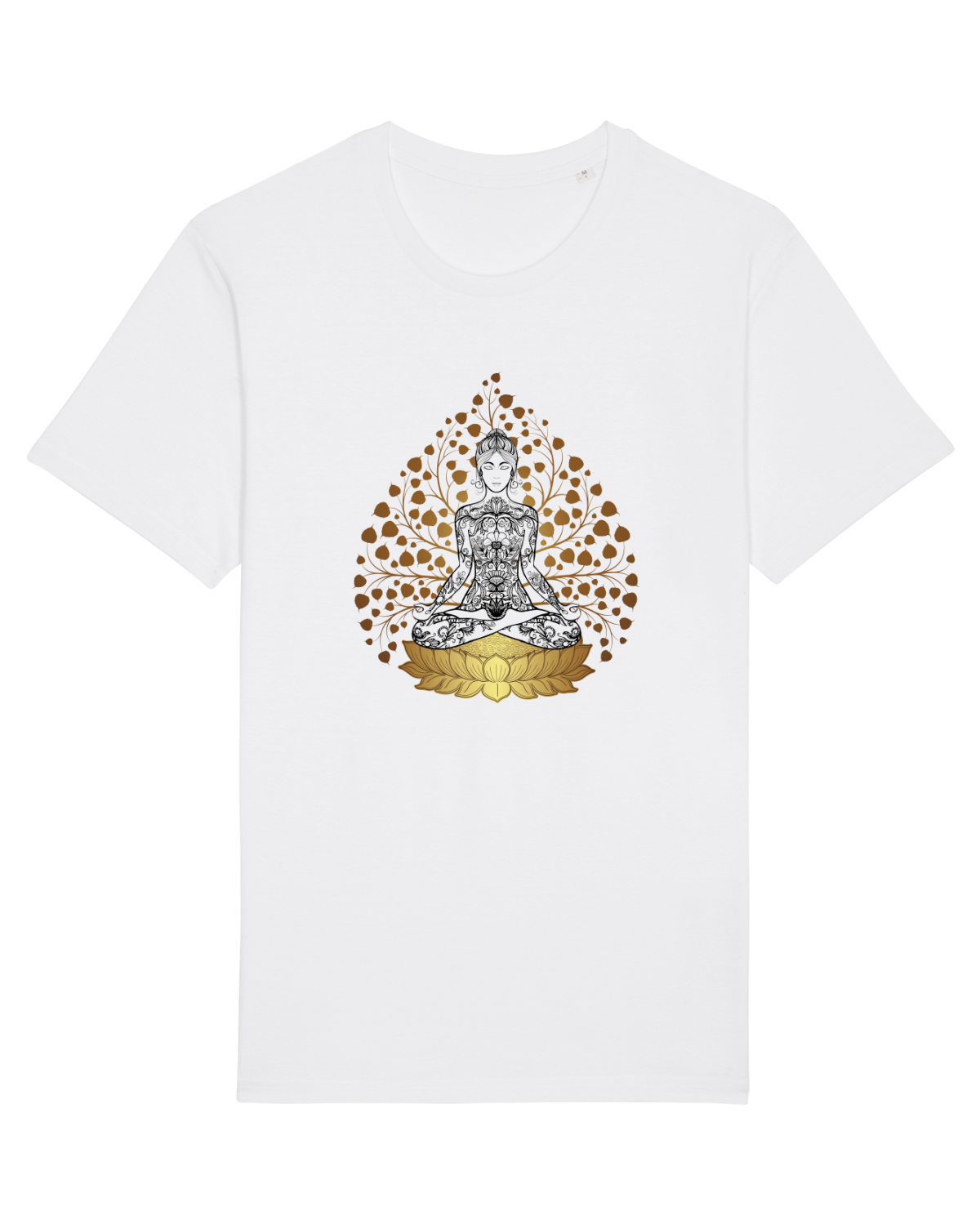 Tricou mânecă scurtă Unisex Rocker White
