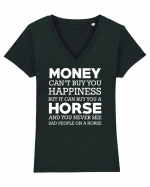 HORSE Tricou mânecă scurtă guler V Damă Evoker