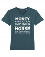 HORSE Tricou mânecă scurtă guler V Bărbat Presenter