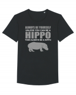 HIPPO Tricou mânecă scurtă guler larg Bărbat Skater