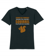 SQUIRREL Tricou mânecă scurtă guler V Bărbat Presenter