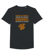 SQUIRREL Tricou mânecă scurtă guler larg Bărbat Skater