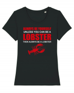 LOBSTER Tricou mânecă scurtă guler larg fitted Damă Expresser