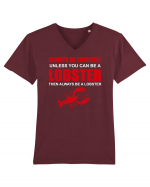 LOBSTER Tricou mânecă scurtă guler V Bărbat Presenter