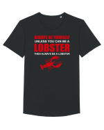 LOBSTER Tricou mânecă scurtă guler larg Bărbat Skater