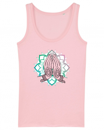 Yoga Lotus Hands Cotton Pink