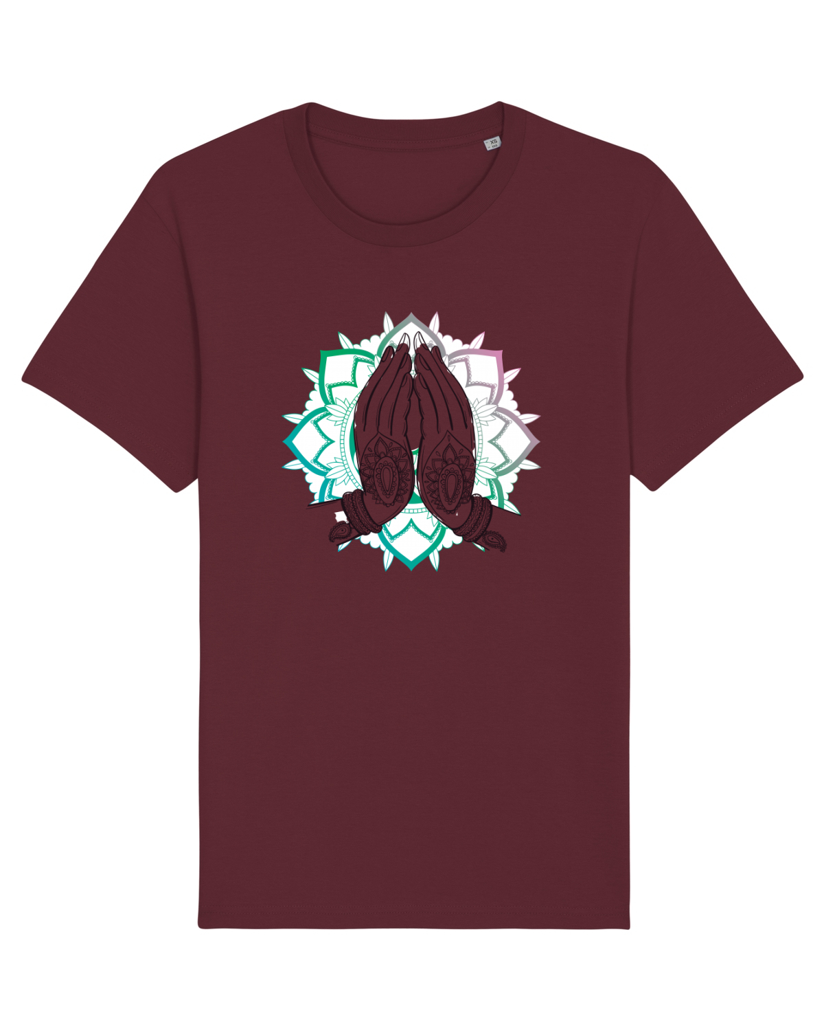Tricou mânecă scurtă Unisex Rocker Burgundy