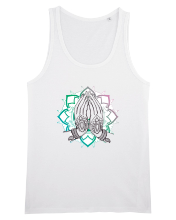 Yoga Lotus Hands White