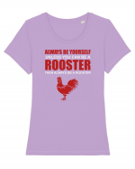 ROOSTER Tricou mânecă scurtă guler larg fitted Damă Expresser