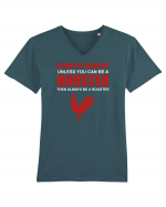 ROOSTER Tricou mânecă scurtă guler V Bărbat Presenter