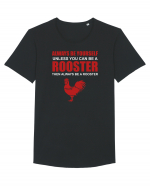 ROOSTER Tricou mânecă scurtă guler larg Bărbat Skater