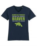 BEAVER Tricou mânecă scurtă guler V Bărbat Presenter