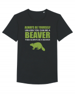 BEAVER Tricou mânecă scurtă guler larg Bărbat Skater