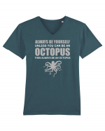 OCTOPUS Tricou mânecă scurtă guler V Bărbat Presenter