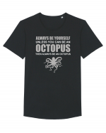 OCTOPUS Tricou mânecă scurtă guler larg Bărbat Skater