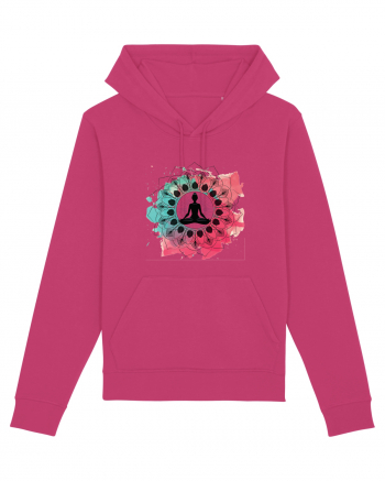 Yoga Lotus Mandala Raspberry