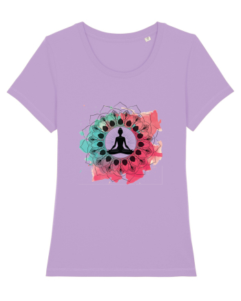 Yoga Lotus Mandala Lavender Dawn
