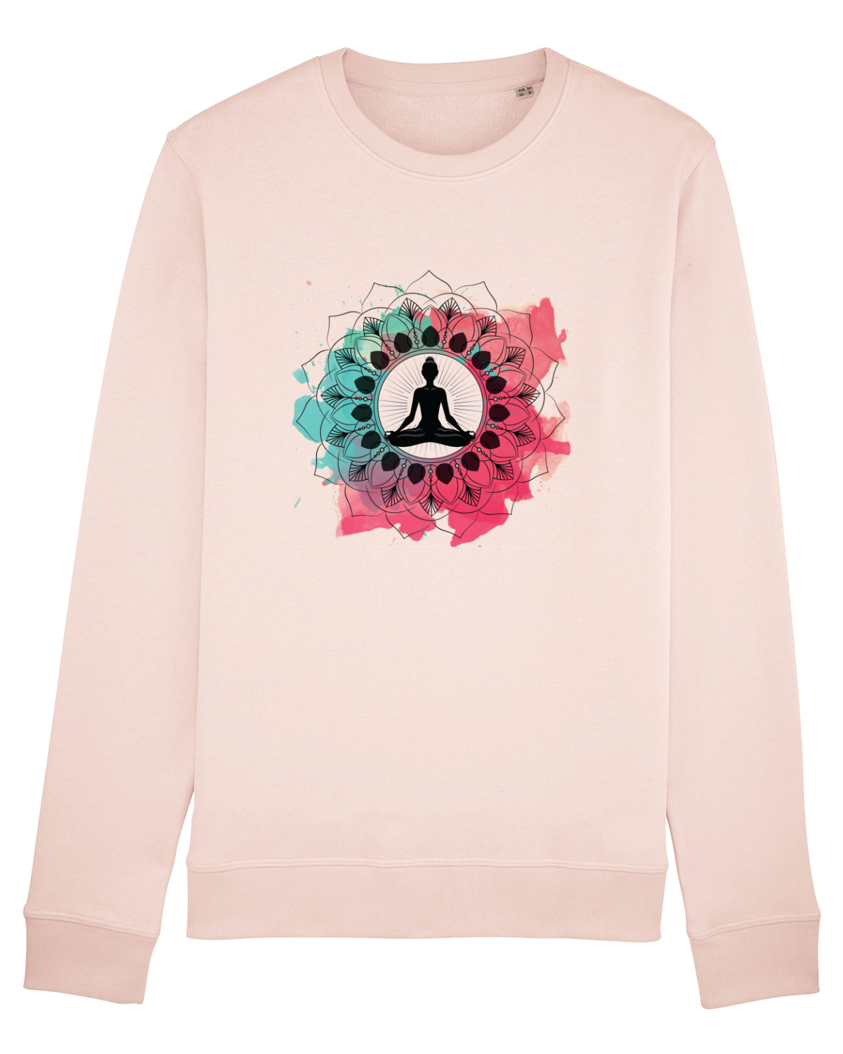 Bluză mânecă lungă Unisex Rise Candy Pink