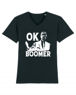 Ok Boomer Tricou mânecă scurtă guler V Bărbat Presenter