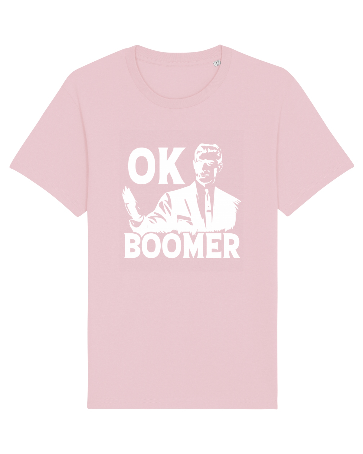 Tricou mânecă scurtă Unisex Rocker Cotton Pink