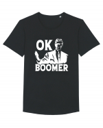 Ok Boomer Tricou mânecă scurtă guler larg Bărbat Skater