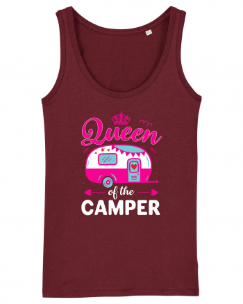 Queen Of The Camper Burgundy