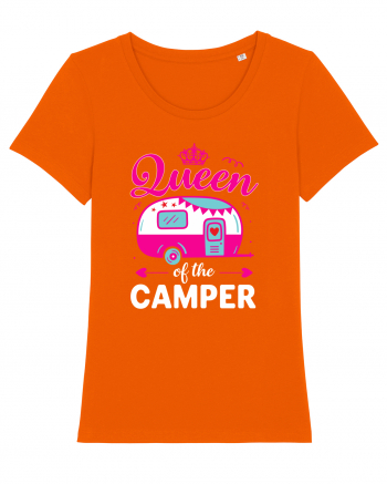 Queen Of The Camper Bright Orange