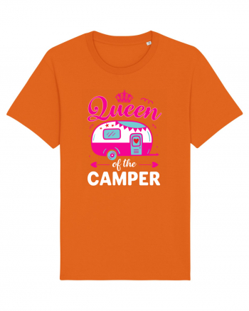 Queen Of The Camper Bright Orange