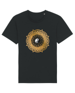 Yoga Lotus Yin Yang Tricou mânecă scurtă Unisex Rocker