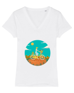 Euphoric Journey Tricou mânecă scurtă guler V Damă Evoker