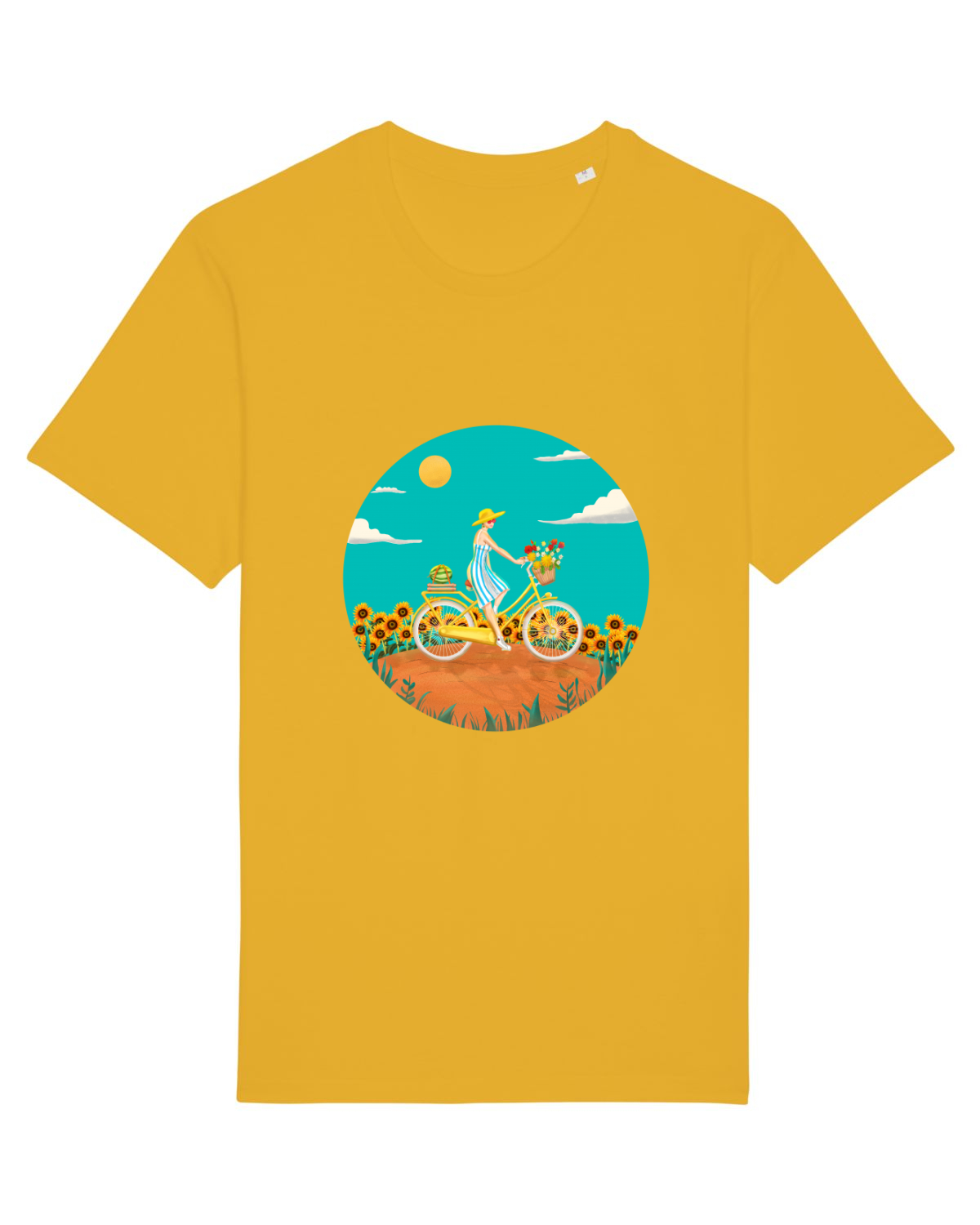 Tricou mânecă scurtă Unisex Rocker Spectra Yellow