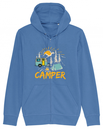 Retro Camper Bright Blue