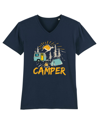Retro Camper French Navy