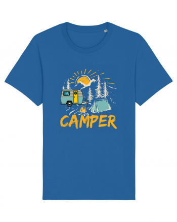 Retro Camper Royal Blue