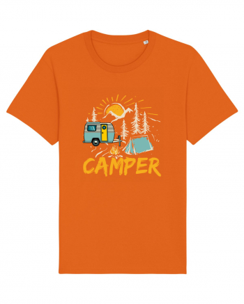 Retro Camper Bright Orange
