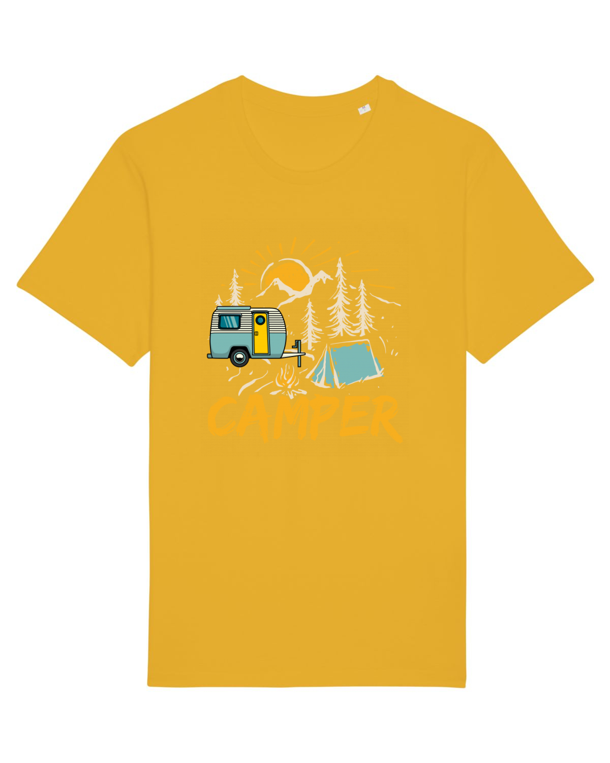 Tricou mânecă scurtă Unisex Rocker Spectra Yellow