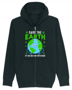 Save The Earth Is The Only One With Weed Hanorac cu fermoar Unisex Connector