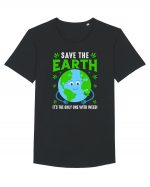 Save The Earth Is The Only One With Weed Tricou mânecă scurtă guler larg Bărbat Skater