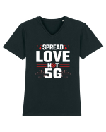 Spread Love Not 5G Tricou mânecă scurtă guler V Bărbat Presenter