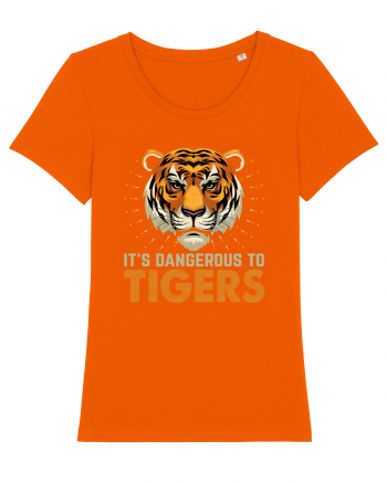 It's Dangerous To Tigers Bright Orange
