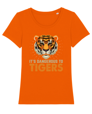 It's Dangerous To Tigers Bright Orange