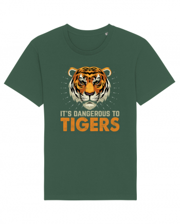 It's Dangerous To Tigers Bottle Green