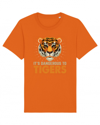 It's Dangerous To Tigers Bright Orange