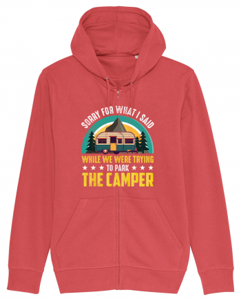 The Camper Says Carmine Red