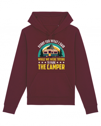 The Camper Says Burgundy