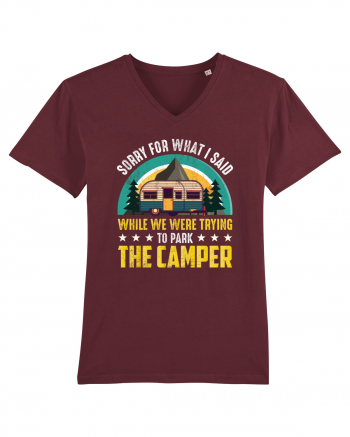 The Camper Says Burgundy