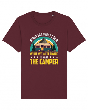 The Camper Says Burgundy