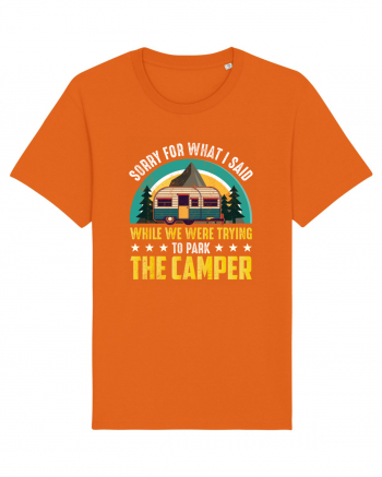 The Camper Says Bright Orange