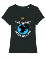 The Only Earth We Have Tricou mânecă scurtă guler larg fitted Damă Expresser